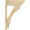 Ekena Millwork Merced Slat Rough Sawn Outlooker, Douglas Fir, 8"W x 24"D x 36"H OUT08X24X36MRC06RDF - alternate 4